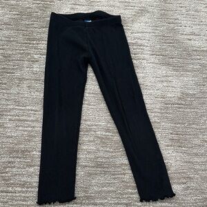 Old Navy Black Ribbed Pants